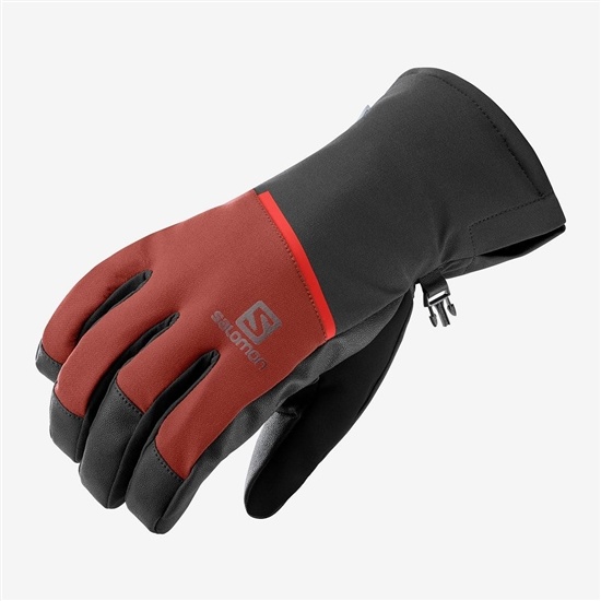 Red Men's Salomon PROPELLER ONE M Gloves | 053-MLJTPW