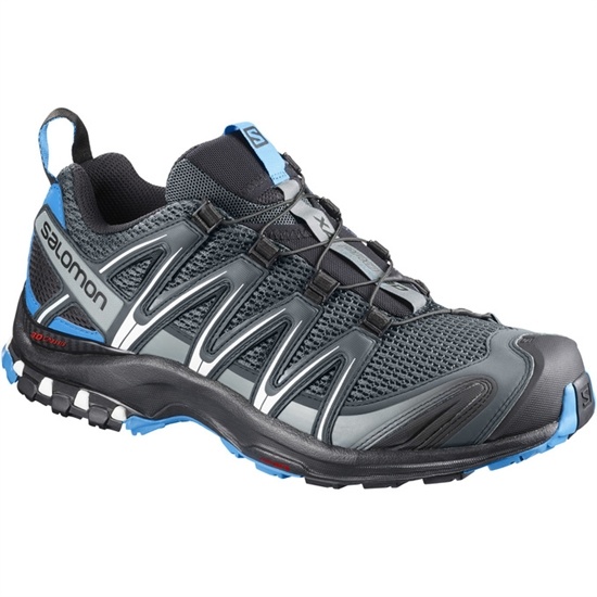 Silver / Black Men's Salomon XA PRO 3D Trail Running Shoes | 798-GTRLZA