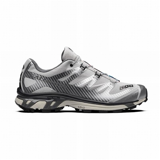 Silver Metal / Grey Men's Salomon XT-4 ADVANCED Trail Running Shoes | 540-HAIJPD