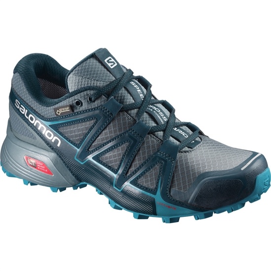 Silver Women's Salomon SPEEDCROSS VARIO 2 GTX W Trail Running Shoes | 247-ZHYSGQ