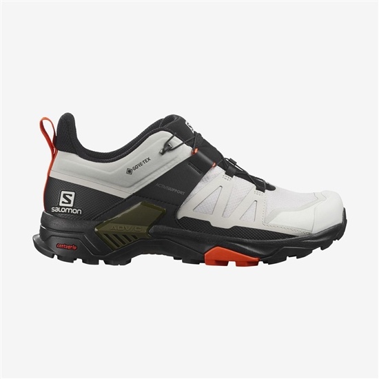 White Men's Salomon X ULTRA 4 GORE-TEX Hiking Shoes | 245-PIEVRS