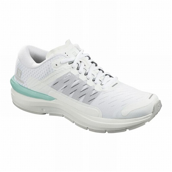 White Women's Salomon SONIC 3 CONFIDENCE W Running Shoes | 079-KEZLMT