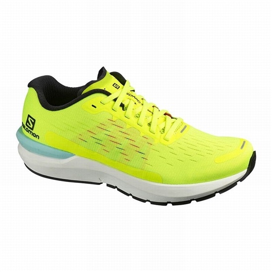 Yellow / White Men's Salomon SONIC 3 BALANCE Running Shoes | 041-ZVAXPY